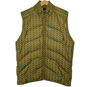 Oakley Down Fill Quilted Puffer Vest Brown NEW NWT